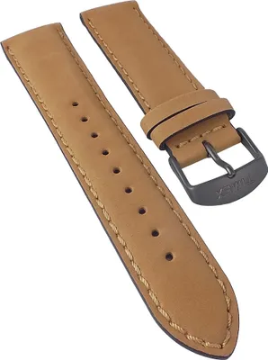 Produktbild von Timex T Series Chrono┃Uhrenarmband Leder braun 22mm für TW2P72500