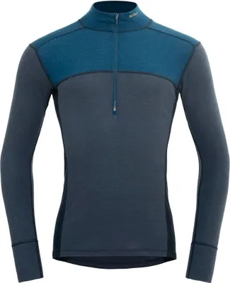 Produktbild von Devold Of Norway Lauparen Merino 190 Halbreißverschluss-langarm-t-shirt Blau S Herren Blau S
