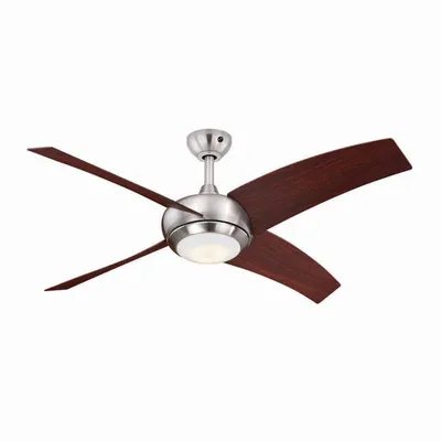 Obrázek produktu pro Stropní ventilátor Borealis ořech 122 cm s LED osvětlením a dálkovým ovládáním