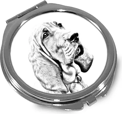 Image de Art-Dog Miroir de poche – Redbone Coonhound