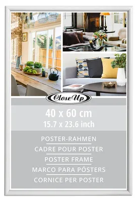 Zdjęcie produktu dla Ramka na plakat 40 x 60 cm biała plastikowa