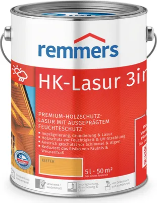 Produktbild von Remmers HK-Lasur 3in1 kiefer (RC-270) 5 l, Holzlasur aussen