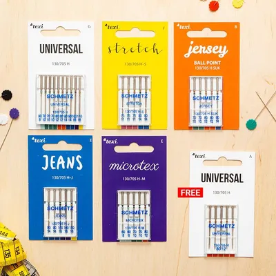 Produktbild von TEXI HOUSEHOLD SET Nähmaschinennadeln für Haushaltsmaschinen