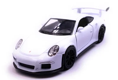 Image de Onwomania Porsche GT3 RS Voiture de sport Modèle réduit Voiture blanche Mst. 1:34