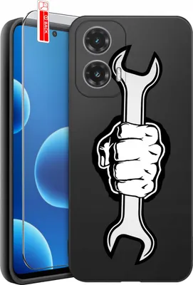 Obrázek produktu pro Pouzdro pro telefon Motorola Moto G45 5G | Designy | Matné silikonové pouzdro + sklo 9H