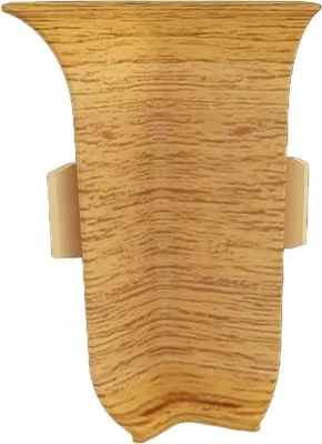 Produktbild von VILO Innenecke für Sockelleiste FLEX - Eckprofil aus PVC - Feuchtigkeitsbeständig und Langlebig - Einfache Montage - Rimini-Eiche