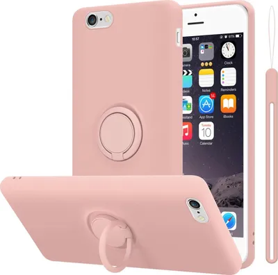 Obrázek produktu pro Cadorabo pouzdro pro Apple iPhone 6 / 6S Protective Case in Pink Pouzdro na mobilní telefon TPU Case Cover