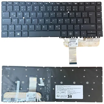 Produktbild von Tastatur für HP Elitebook x360 1040 G4 G5 G6 mit Beleuchtung L41041-041