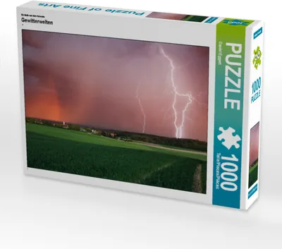 Produktbild von CALVENDO Puzzle Ein Motiv aus dem Kalender Gewitterwelten | 1000 Teile Lege-Größe 64x48cm Foto-Puzzle für glückliche Stunden