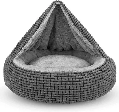 Image de Tapis pour chien - Antidérapant - Pour chiens de petite et moyenne taille - 1 pièce - Beige - Lavable - 66 x 66 x 15 cm
