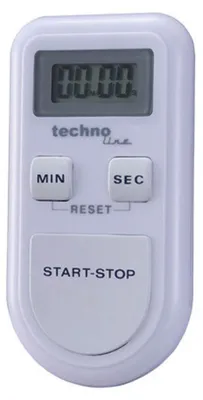 Produktbild von Technoline Timer KT100, weiss, Weiß, Digital, LCD, Tasten, 1 Kanäle, CE