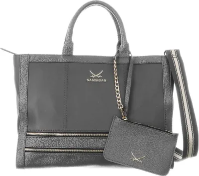 Produktbild von Sansibar Handtasche Henkeltasche Shopper Bag Anthracite grau