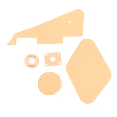Obrázok produktu pre Guitar Pickguard Set, LP Guitar Pickguard, Pickguard Set, Cavity Cover, Back Plate, Scratch Plate, Switch Ring