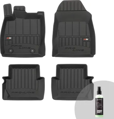 Produktbild von FROGUM ProLine 3D Gummimatten Exklusiven Auto Fußmatten Autofussmatten für Ford Fiesta VI 2008-2017