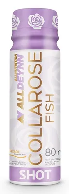 Produktbild von ALLDEYNN Collarose Fish Shot – Fischkollagen VERISOL® 5000 mg | 80 ml | Orange-Kirsche