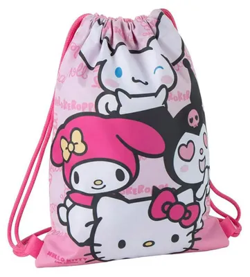 Image de Sac de sport Hello Kitty et ses amis, 33 cm