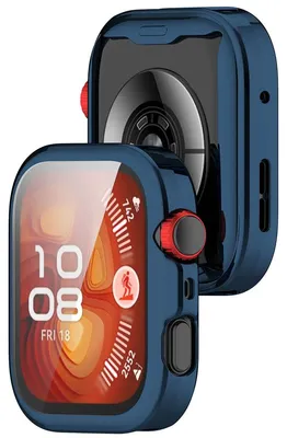 Produktbild von Schutzhülle für Huawei Watch Fit 5 Pro, Bizon Case Watch Felipe, Blau
