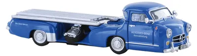 Immagine prodotto di Modello in scala del camion da corsa Mercedes-Benz, soprannominato "Il miracolo blu".