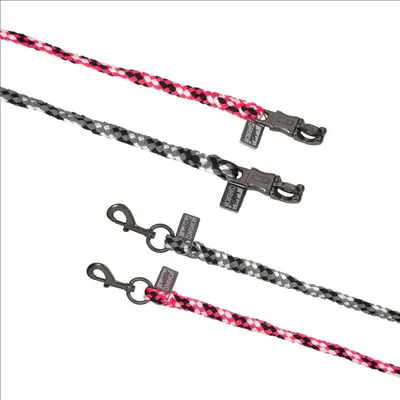 Produktbild von Eskadron REFLEXX Anbindestrick, Strick, Führstrick Form - Panikhaken Farbe - pink-white-black
