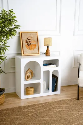 Produktbild von Skye Decor, Lessa - White, Wohnzimmerschränke, Weiß, 80 x 74 x 37 cm
