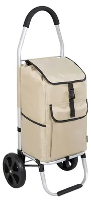 Obrázok produktu pre Nákupný košík Travelnet 40 l, skladací, s hliníkovým rámom a kolieskami