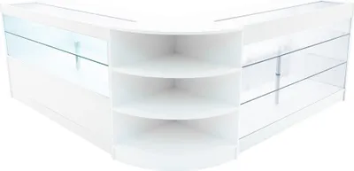 Immagine prodotto di Set di banchi espositivi LED Calliope: modello LM60 + K1500 + C1500 - Bianco