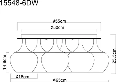 Produktbild von Globo Lighting|Hängeleuchte Metall schwarz matt, 3x E27