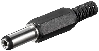 Produktbild von Goobay DC-Stecker mit Knickschutz - Bohrung 2,1 mm x 5,5 mm