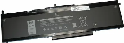 Produktbild von BTI 451-BBZH-, 92 Wh, Lithium-Ion (Li-Ion), 11,4 V, Schwarz, 1 Stück(e)