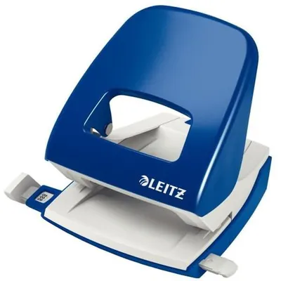 Produktbild von Leitz 50086035, 30 Blätter, Blau, Metall, Kunststoff, 8 cm, 5,5 mm, A5