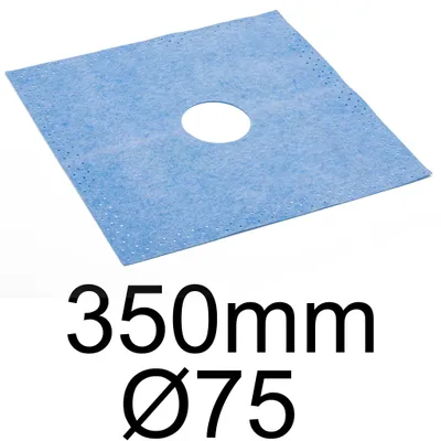 Produktbild von Wandmanschette 10 St. Dichtmanschette 350mm Ø75mm Dehnzone 77-150mm Balkone Bad Rohrabdichtung HALBAU HN04