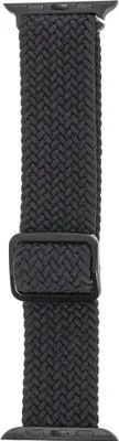 Produktbild von Peter Jäckel 20755, Band, Smartwatch, Schwarz, Apple, Watch 41/40mm (Series 4 - 9)/ 38mm (Series 1 - 3), Stoff