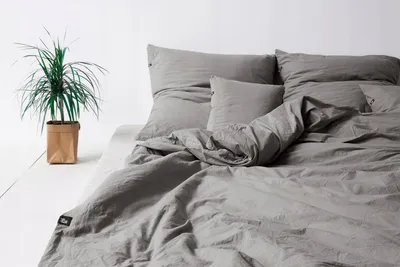 Obrázek produktu pro HOP DESIGN PURE, povlak na polštář, 220x200 cm, tmavě šedá barva