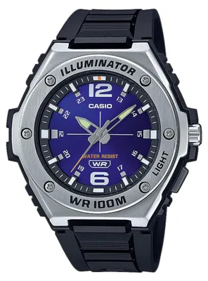 Productafbeelding van Casio Basis Zwart MWA-100H-2AVEF, analoog herenhorloge
