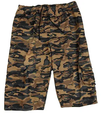 Image de Honeymoon - Short de loisirs pour homme LT4630 (5XL) (vert camouflage)