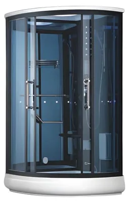 Produktbild von Kompaktdusche Luxus Duschkabine Wellnessdusche Multifunktionsdusche 120x90 cm