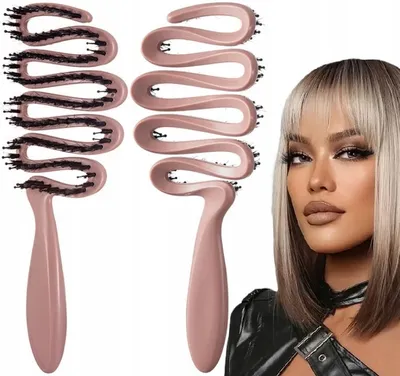 Produktbild von Belüftete Haarbürste mit Borsten für Massage und Entwirrung
