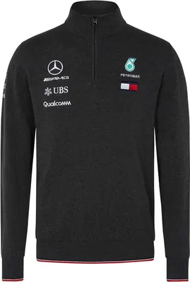 Produktbild von Mercedes AMG Petronas Motorsport 2019 F1 Team Strickpullover mit Zip XS