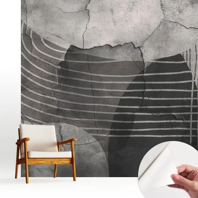 Obrázek produktu pro Samolepicí fototapeta – 250 x 250 cm – tapeta – nástěnná tapeta – nástěnné obrazy – samolepicí fólie – dekorační fólie – tapetová fólie – stěna – dekorace – obývací pokoj – abstraktní linie