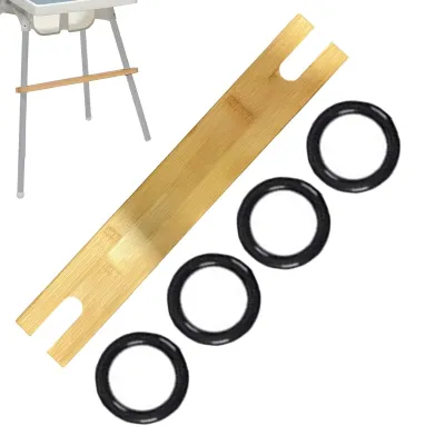 Obrázok produktu pre Drevený podnožka na vysokú stoličku, ergonomický dizajn