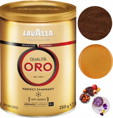 Produktbild von Lavazza Qualità Oro, 250 g, Medium geröstet, Espresso, Mokka, 5/10, Dose