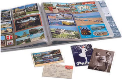 Produktbild von Postkarten-Album mit 50 Hüllen B-Design