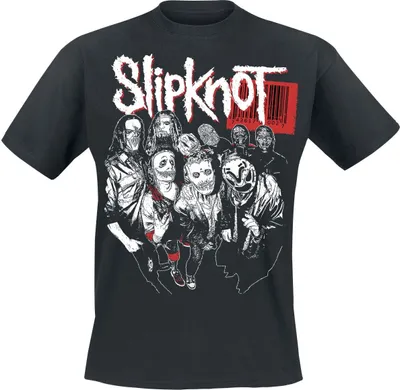 Produktbild von Slipknot T-Shirt Herren Barcode Band schwarz M