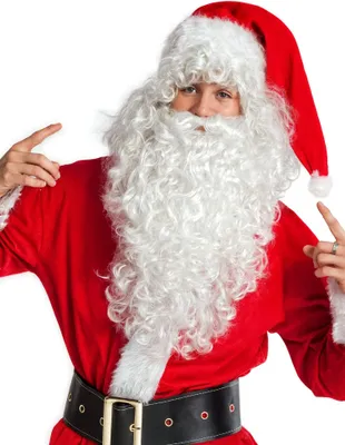 Produktbild von Weihnachtsmann Rauschebart mit Perücke