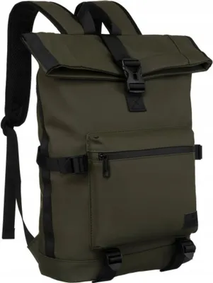 Produktbild von Peterson | Geräumiger, wasserdichter Sportrucksack in Grün mit Außentasche