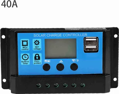 Produktbild von 40A 12V 24V Auto Solar Laderegler PWM Regler(40A)