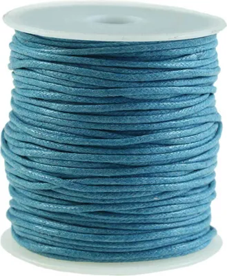 Produktbild von 50m gewachste Baumwollschnur / Wachsschnur 2mm, Schmuckschnur, Farbe wählbar