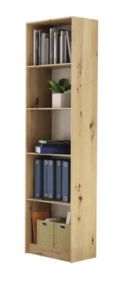 Obrázek produktu pro Úzká knihovna RAUNO - 50 cm, dub artisan