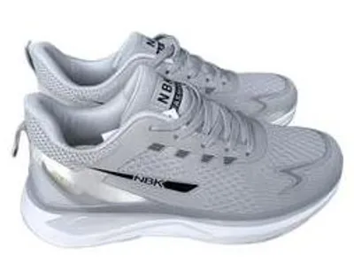Produktbild von Herren Sneaker Turnschuhe NBK Sportschuhe Freizeitschuhe leicht Gr. 40 – Hellgrau, Gr. 43