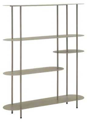 Obrázok produktu pre Regál Saturn 118 x 139 x 31 cm, kov, sivá